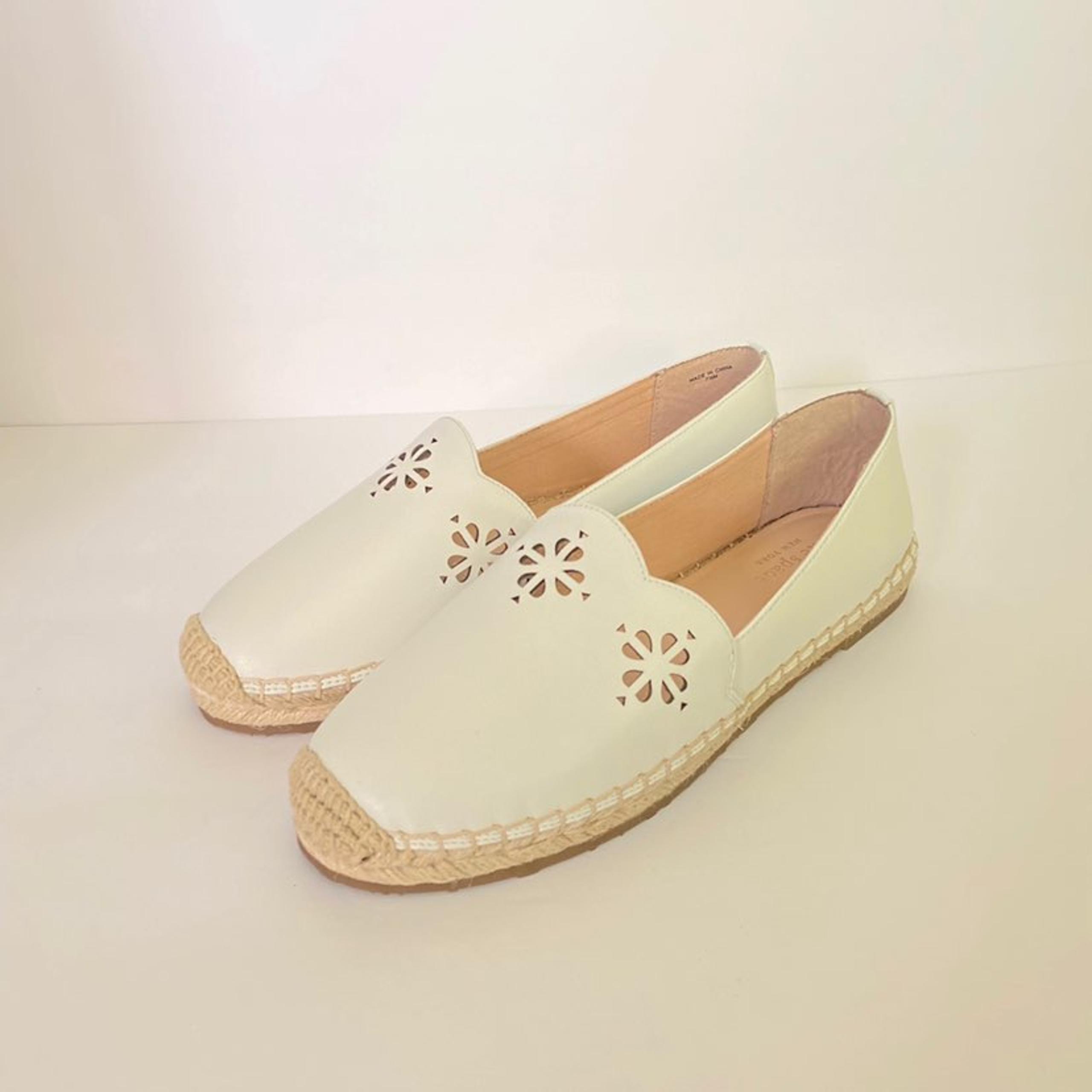 Kate Spade Gillian White Espadrilles