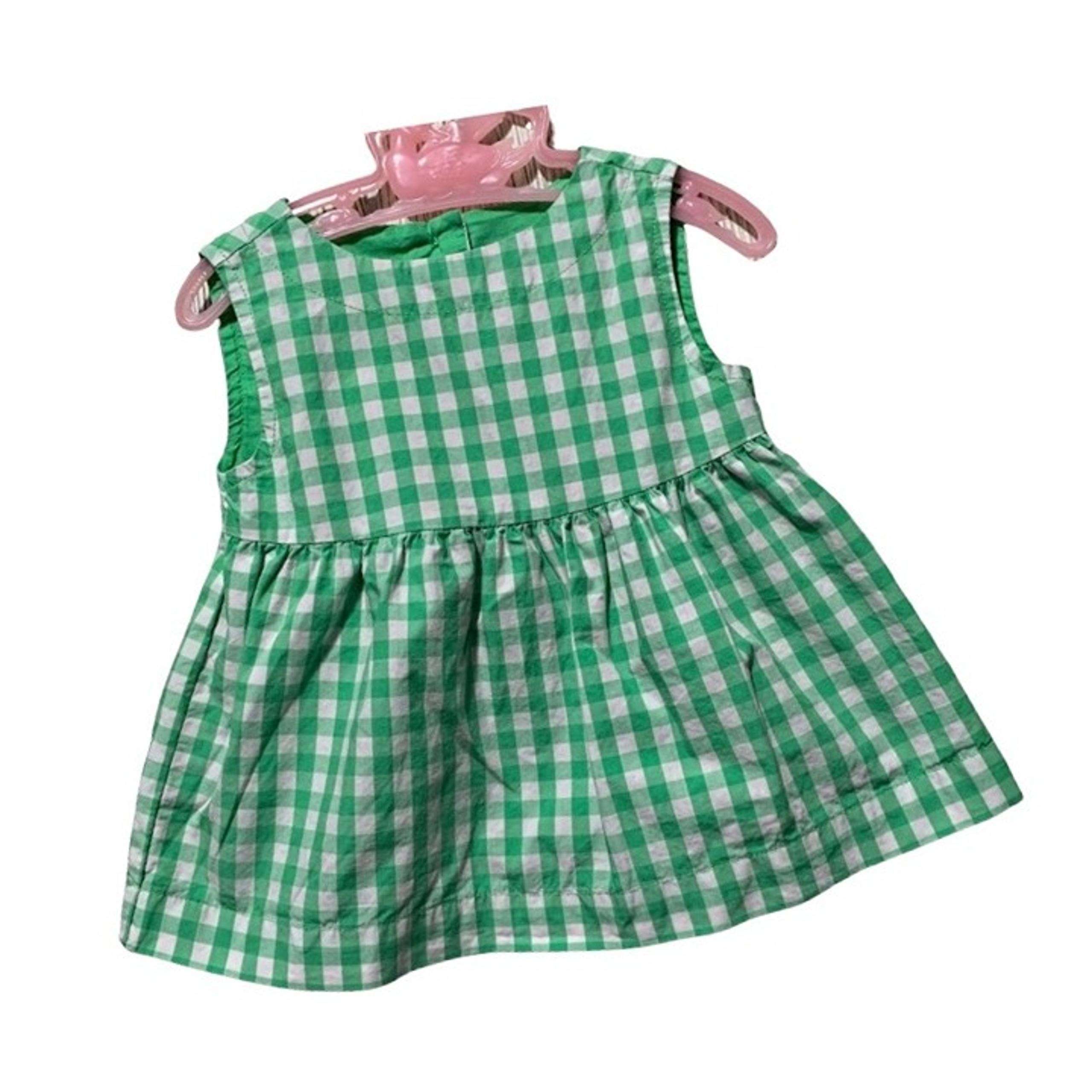 Baby Gap Fully Lined Gingham Top 12-18 Months