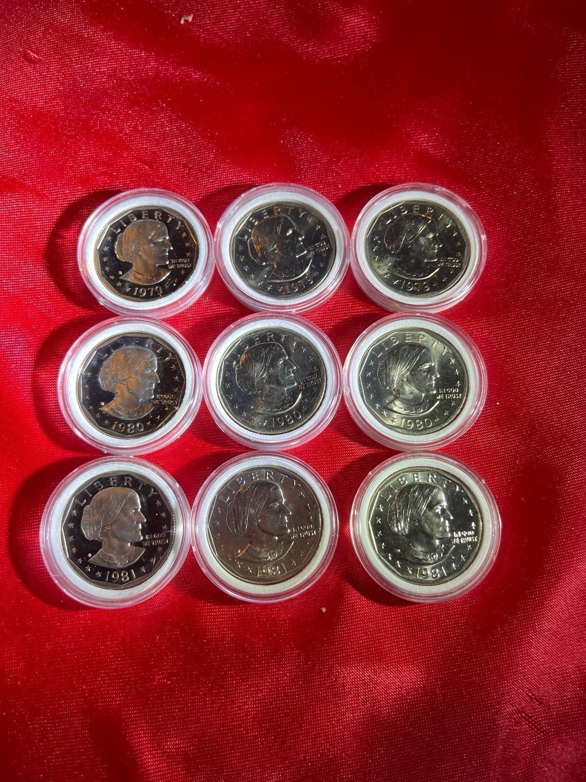 Susan B. Anthony complete set 4