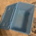 IKEA GLIS Storage Boxes, 2 yellow and 2 blue