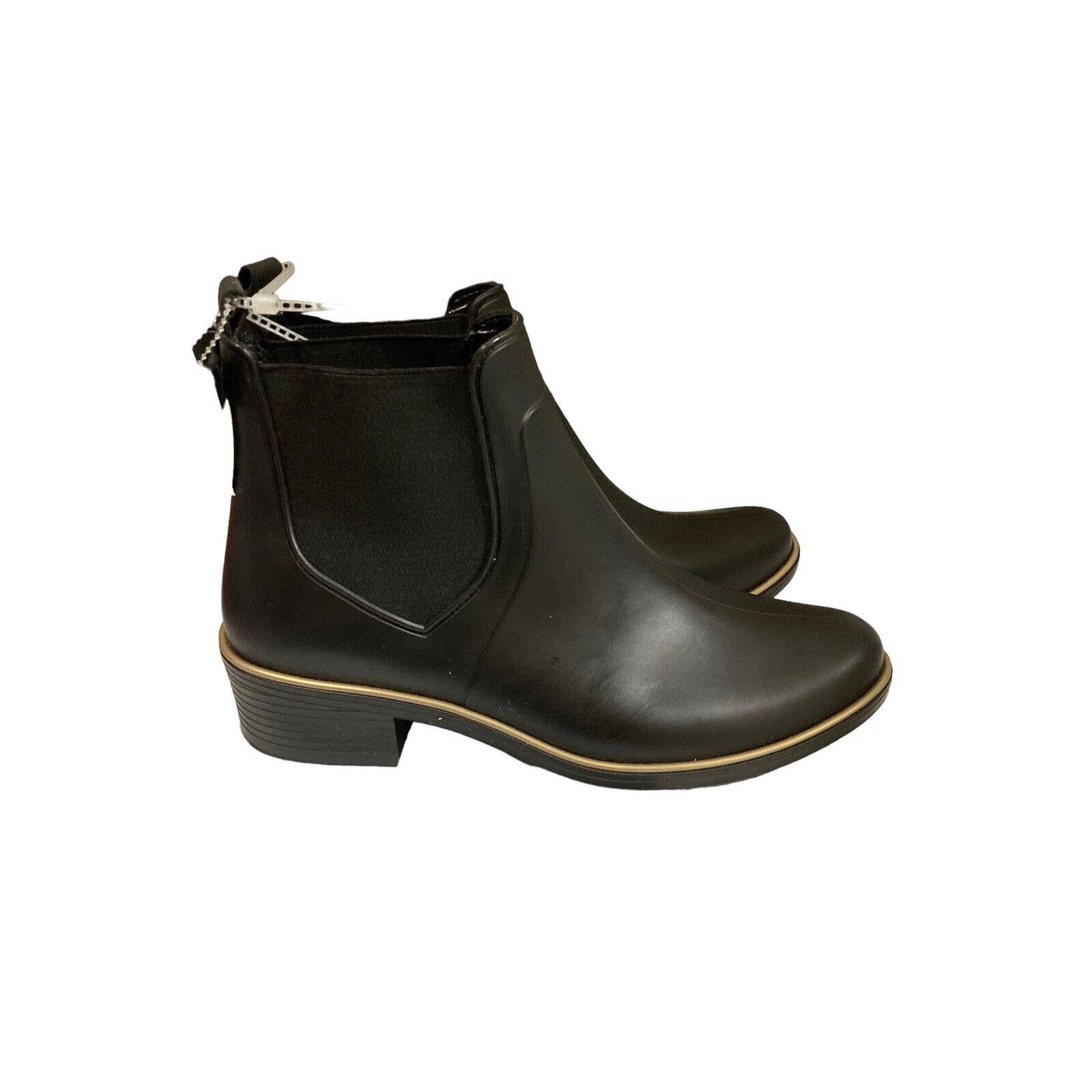 Kate Spade Edimburg Rubber Rain Ankle Boots Size 8