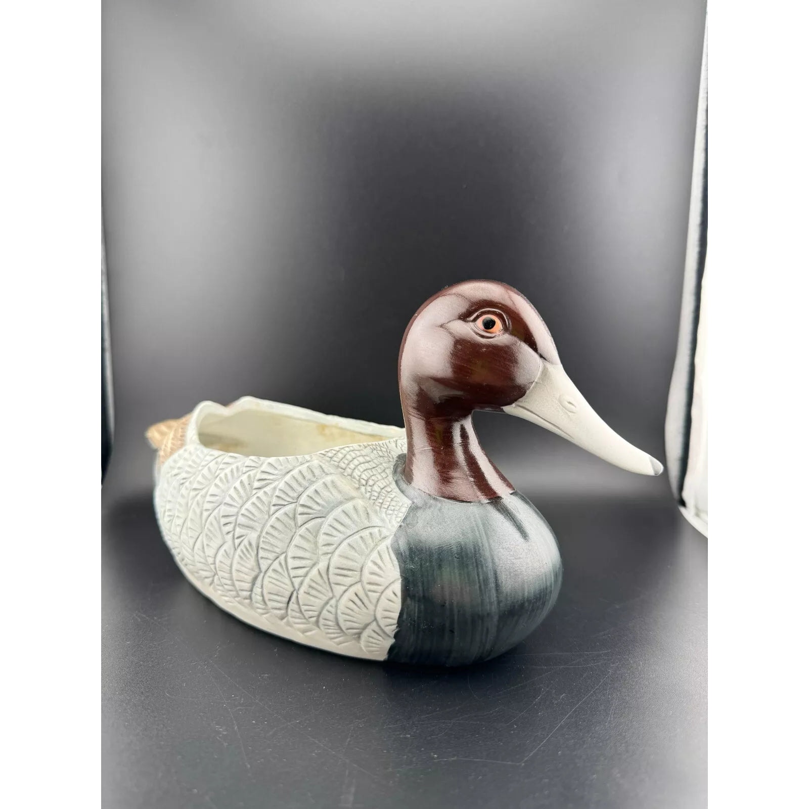 Vintage Ceramic Duck Planter
