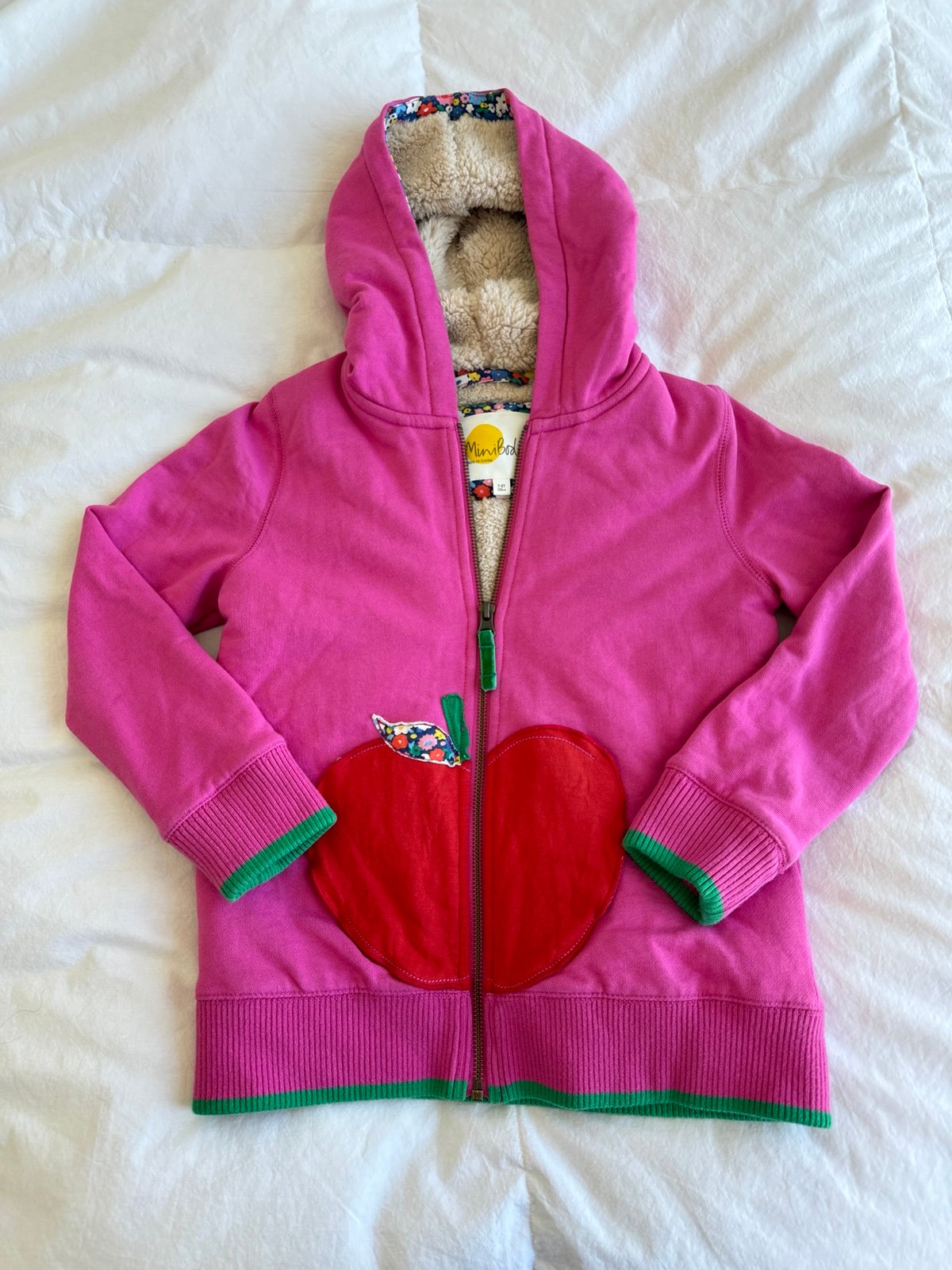 Mini Boden thick Sherpa sweater