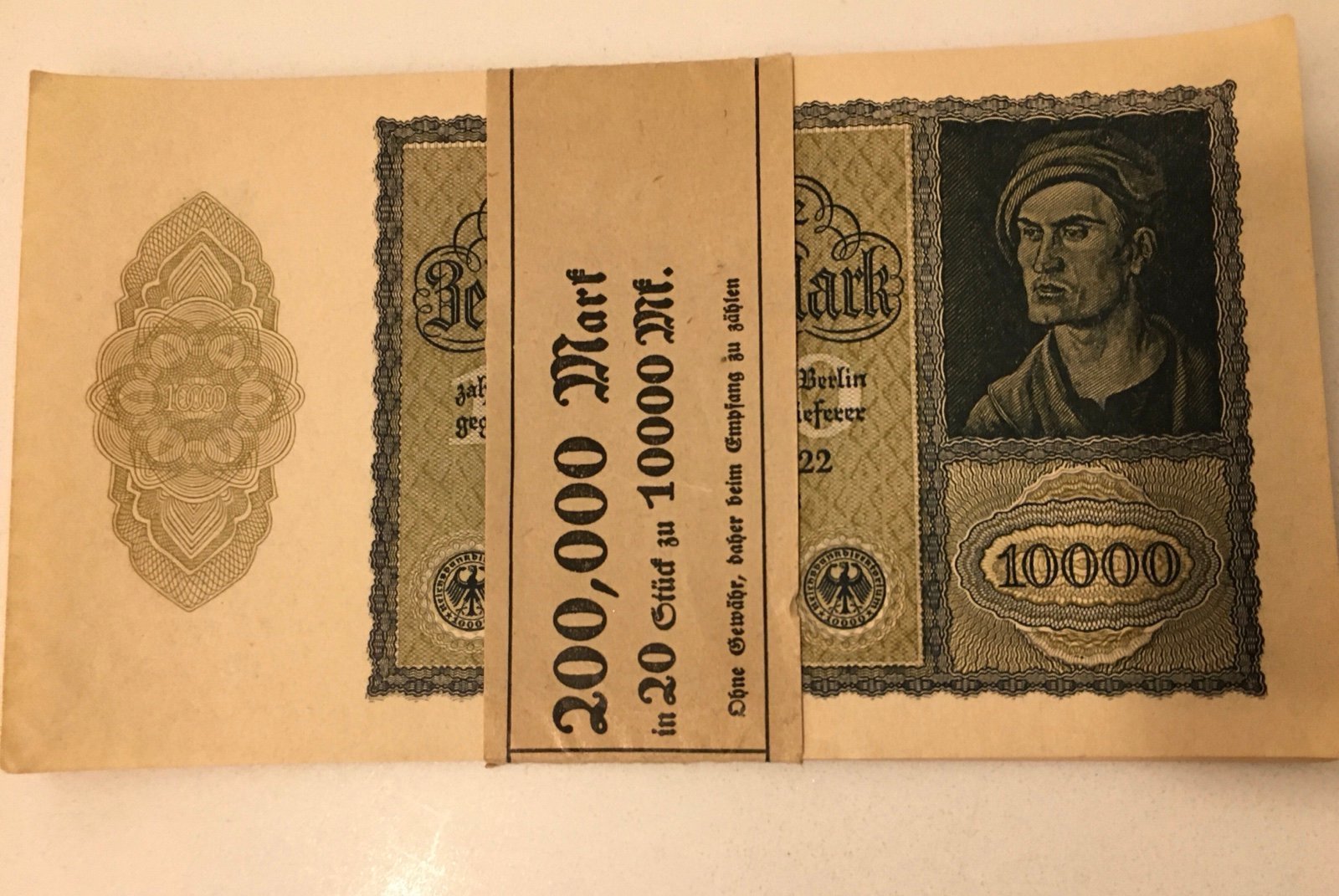 German 1922 10000 Marks