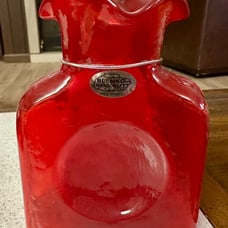 Blenko Ruby Mini Water Bottle Special Edition