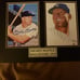1 Joe Dimaggio auto & 2 Mickey Mantle autographed 8'x10 photos with COA,