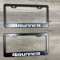 2x Fits For 4Runner Stainless Steel Finished License Plate Frame Holder Rust Fre