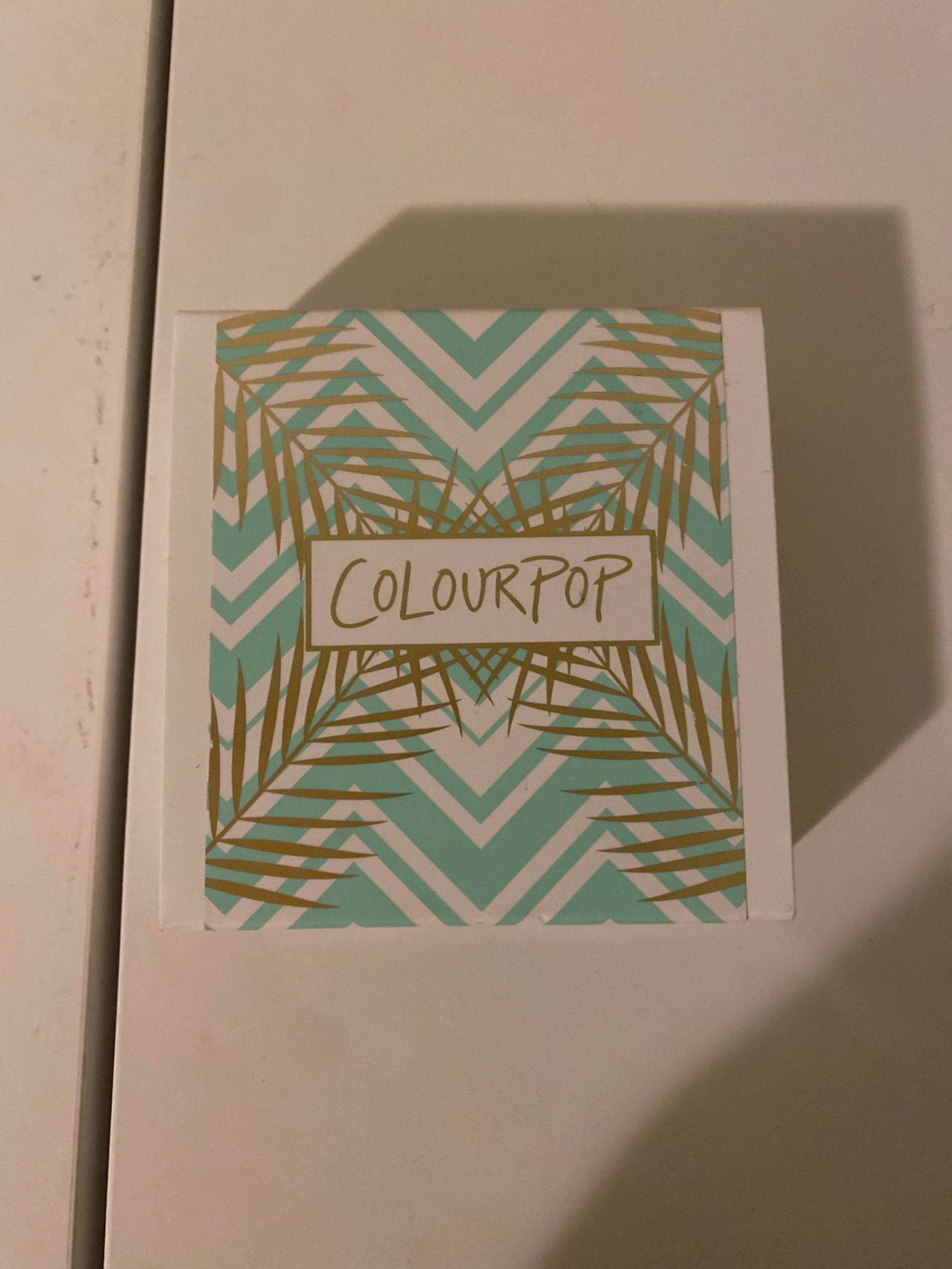New Colourpop Super Shock Shadow Collection Beach Please