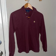 Mens brooks brothers long sleeve polo