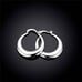 925 Sterling Silver Hoop Earrings, 925 Sterling Silver, U Shape Hoop Earrings