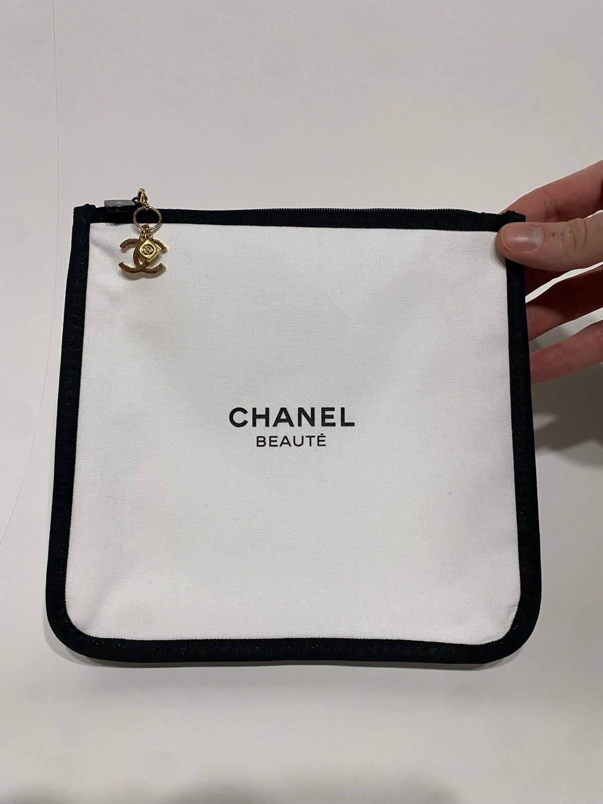 Chanel makeup bag & charm