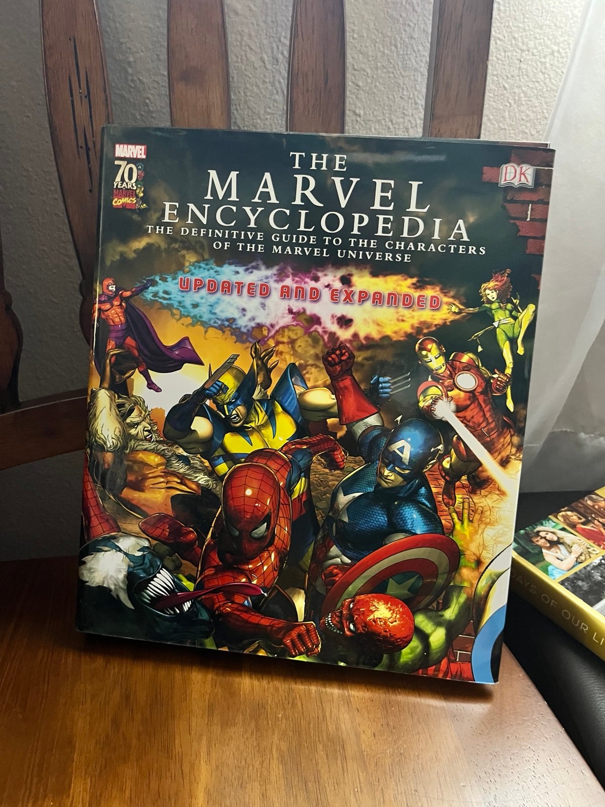 The Marvel Encyclopedia Comics Updated and Expanded Hardcover Book
