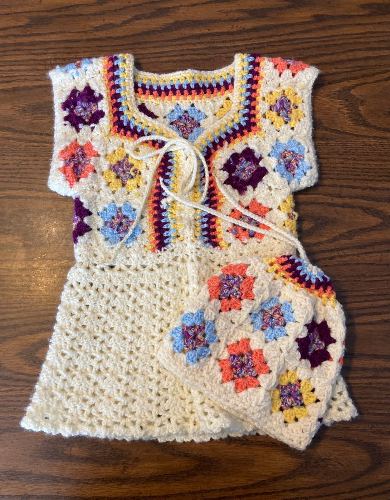 3T handmade girls dress and hat