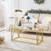 NEW Glass Coffee Table 39.4 x 19.7 x 17.7 Inches