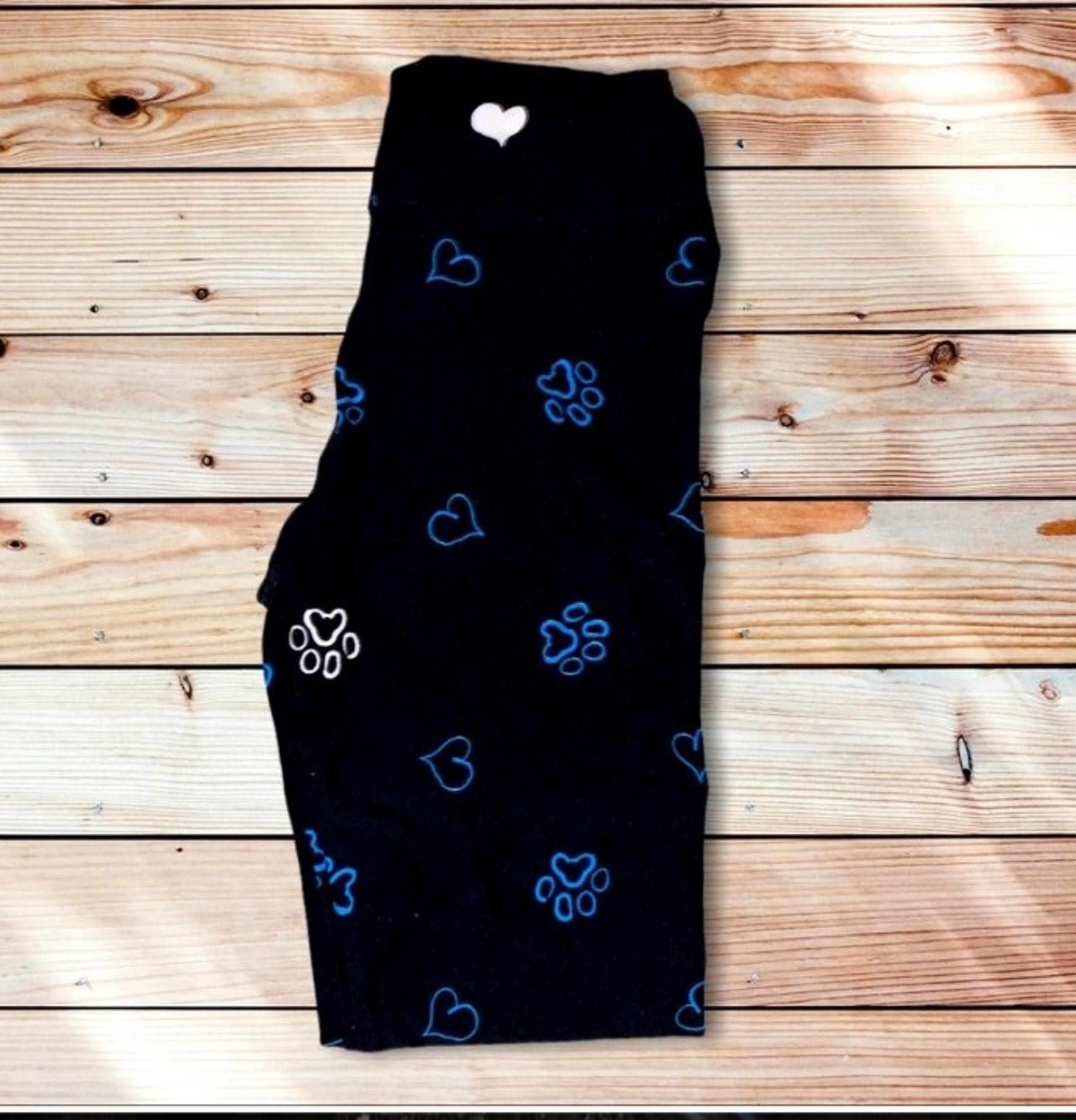 Lularoe OS Paw Print Leggings New