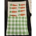 Beaded Spring Easter Summer Table Runner and Placemat Set, New
