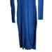 Great Jones Cobalt Blue Long Sleeve Ribbed Knit Sweater Midi Dress Size Medium