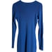 Great Jones Cobalt Blue Long Sleeve Ribbed Knit Sweater Midi Dress Size Medium