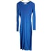 Great Jones Cobalt Blue Long Sleeve Ribbed Knit Sweater Midi Dress Size Medium