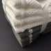 8pc TRULY LOU 100% Cotton Wash Towel Set- 4WT4MLTNLD - White/Moltenlead
