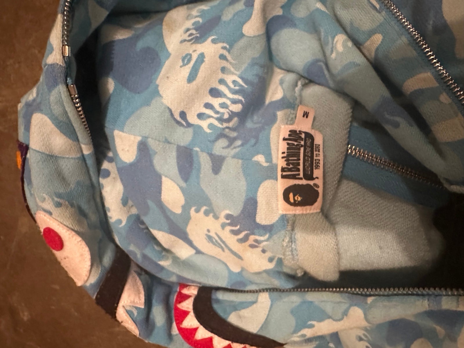 Bape blue hoodies for men