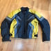 Joe Rocket Yellow Leather Motorcycle Jac