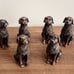 Potty Feet Labrador Set 6 Polyresin Plant Pot Risers Indoor Garden Ornament