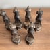 Potty Feet Labrador Set 6 Polyresin Plant Pot Risers Indoor Garden Ornament
