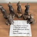 Potty Feet Labrador Set 6 Polyresin Plant Pot Risers Indoor Garden Ornament