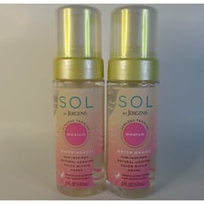 2 Jergens SOL Sunless Tanning Water Mousse in Medium
