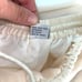 Silk Track Pants Womens Size Large L Vintage Lined Relaxed Elastic Waist White