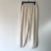Silk Track Pants Womens Size Large L Vintage Lined Relaxed Elastic Waist White