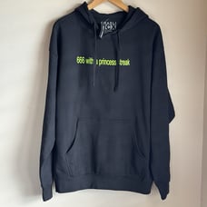 Charli XCX 666 With A Princess Streak Hoodie Charlie X-LARGE New