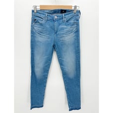 AG Adriano Goldschmied The Mid Rise Stevie Capri Blue Jeans Women's Size 25