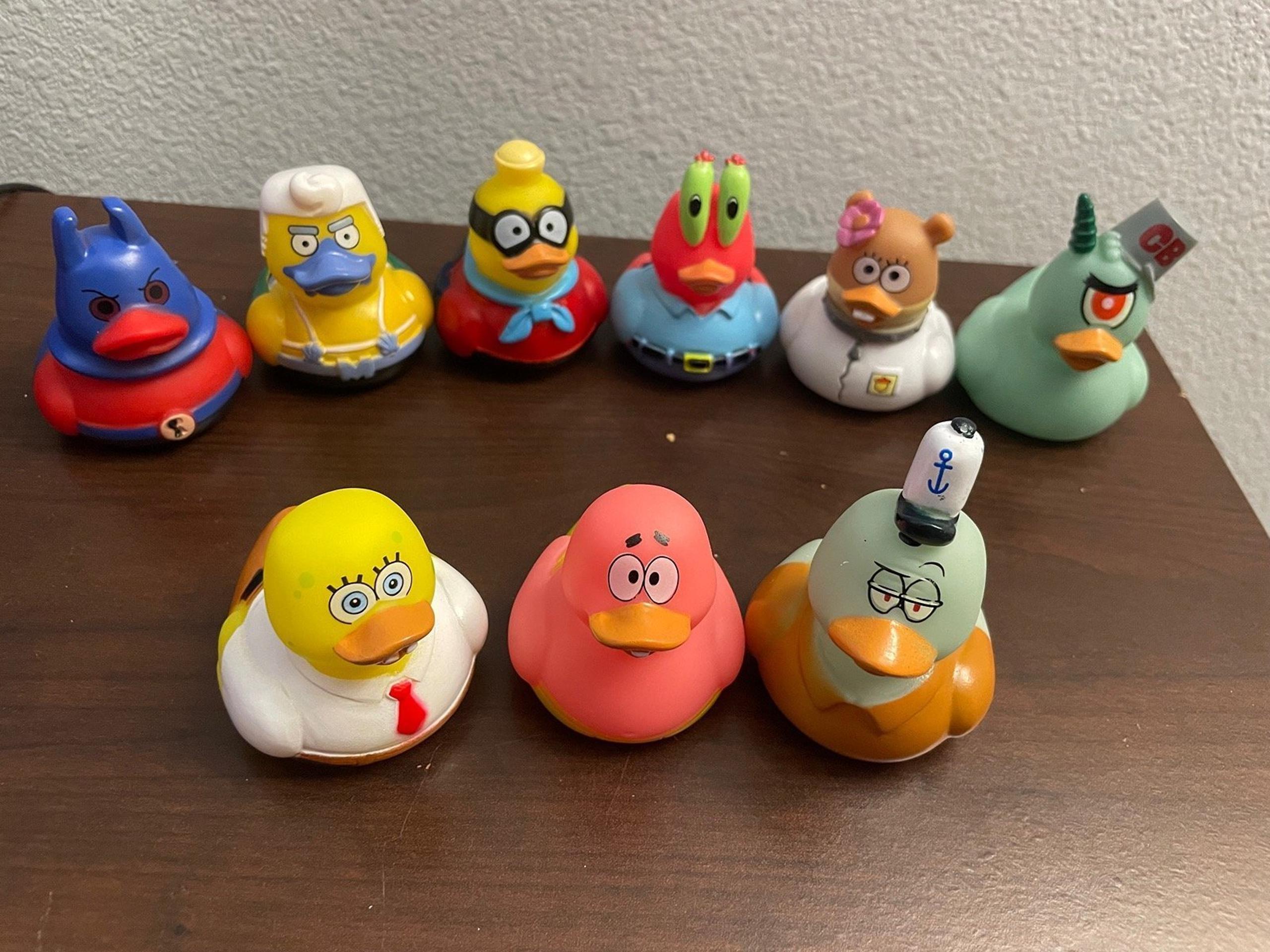 Spongebob Rubber Ducks (Complete Set!)