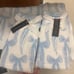 rachel zoe blue bow towels