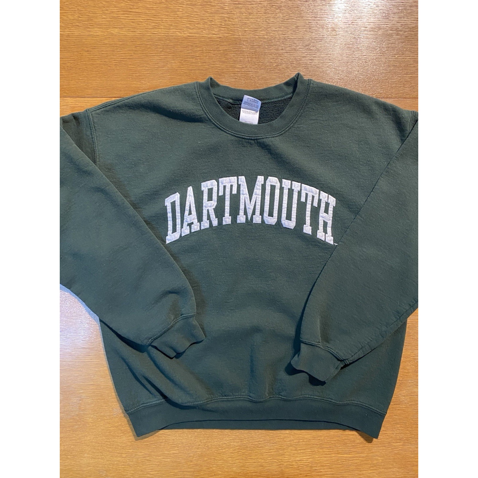 90's Vintage Gildan Heavy Blend Embroidered Crewneck Sweatshirt Dartmouth Size L