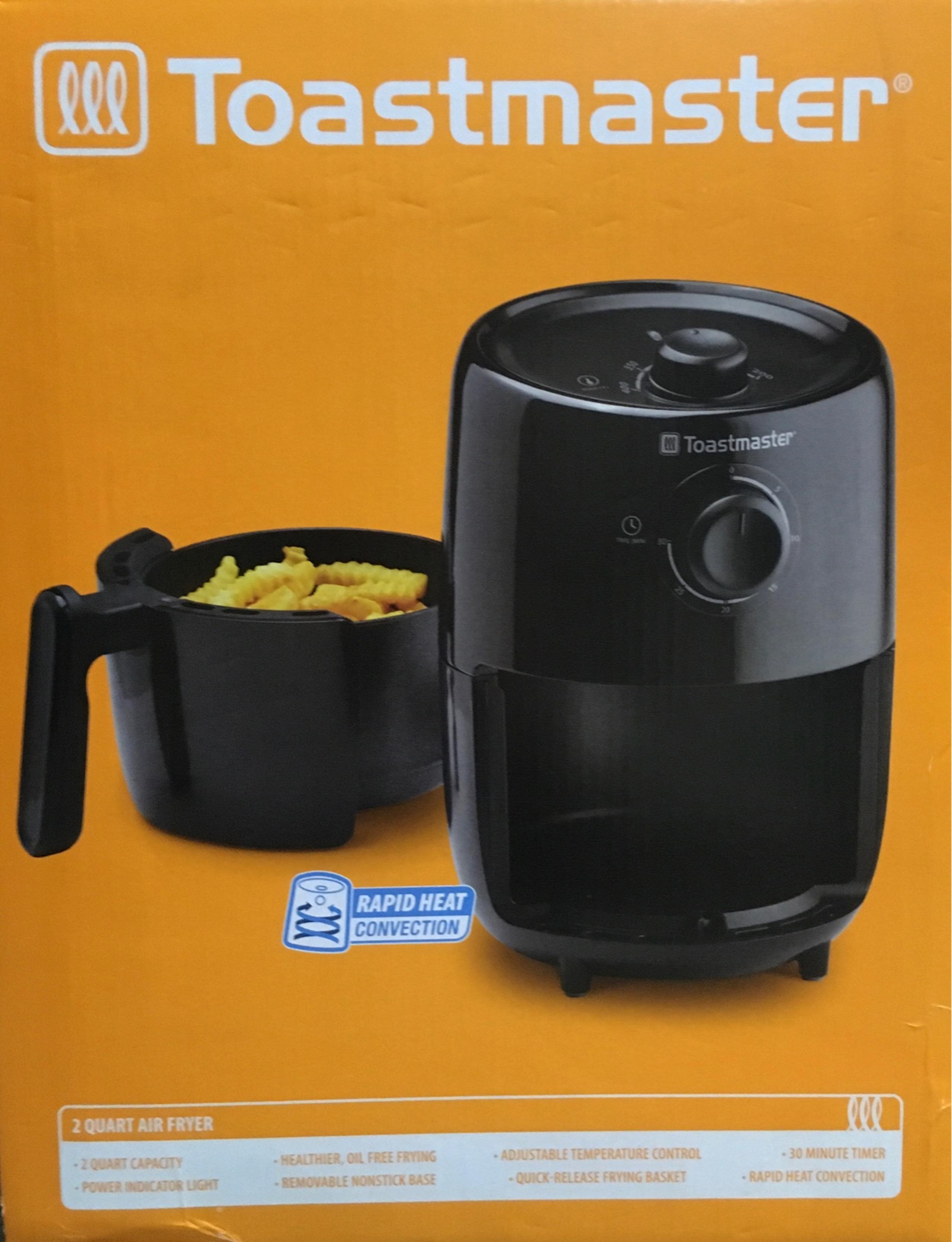 NEW Toastmaster 2 Quart Air Fryer Rapid Heat Convection