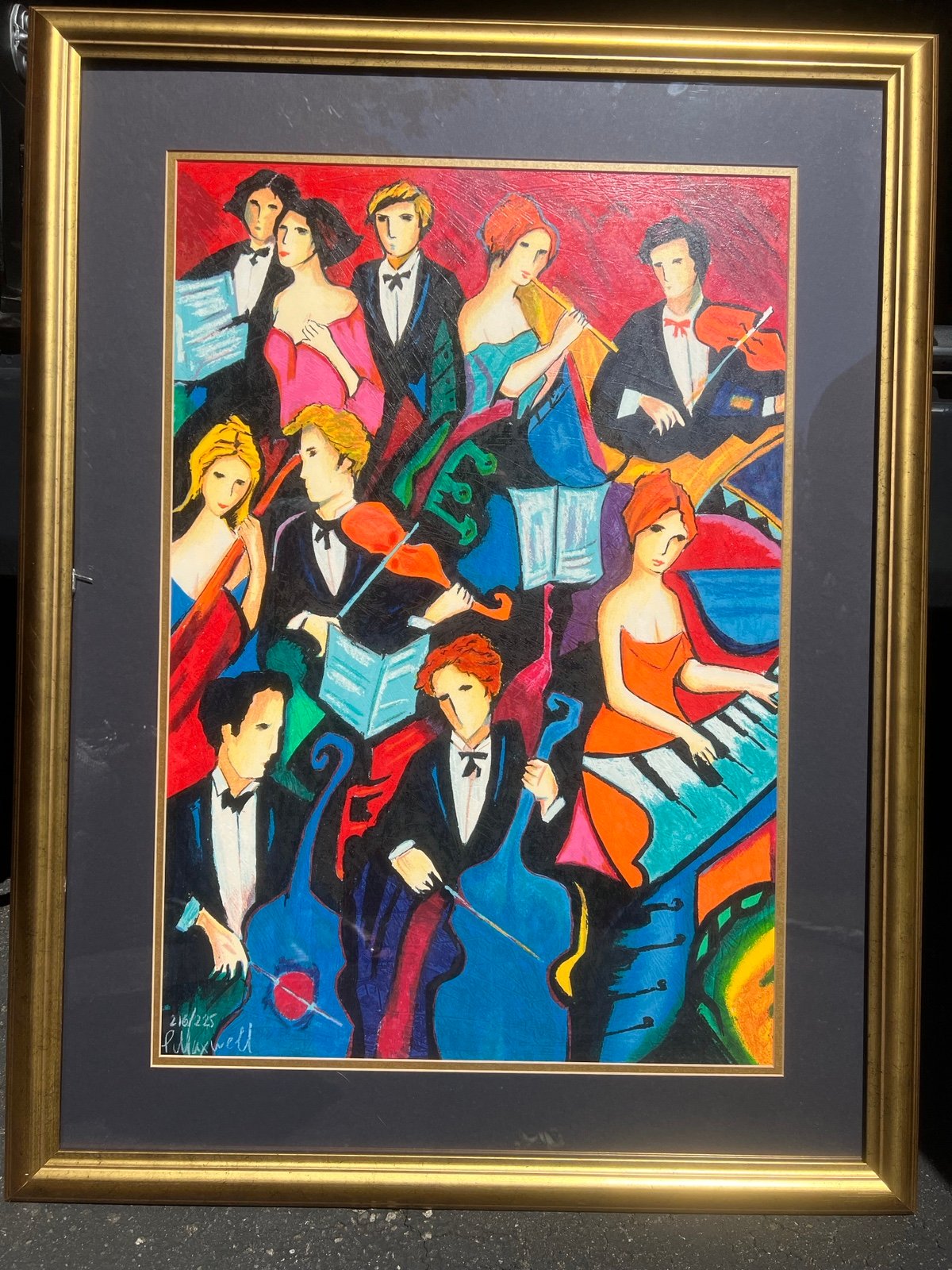Philip Maxwell “Orchestra” Ltd. Edition 216/225 Art on Canvas