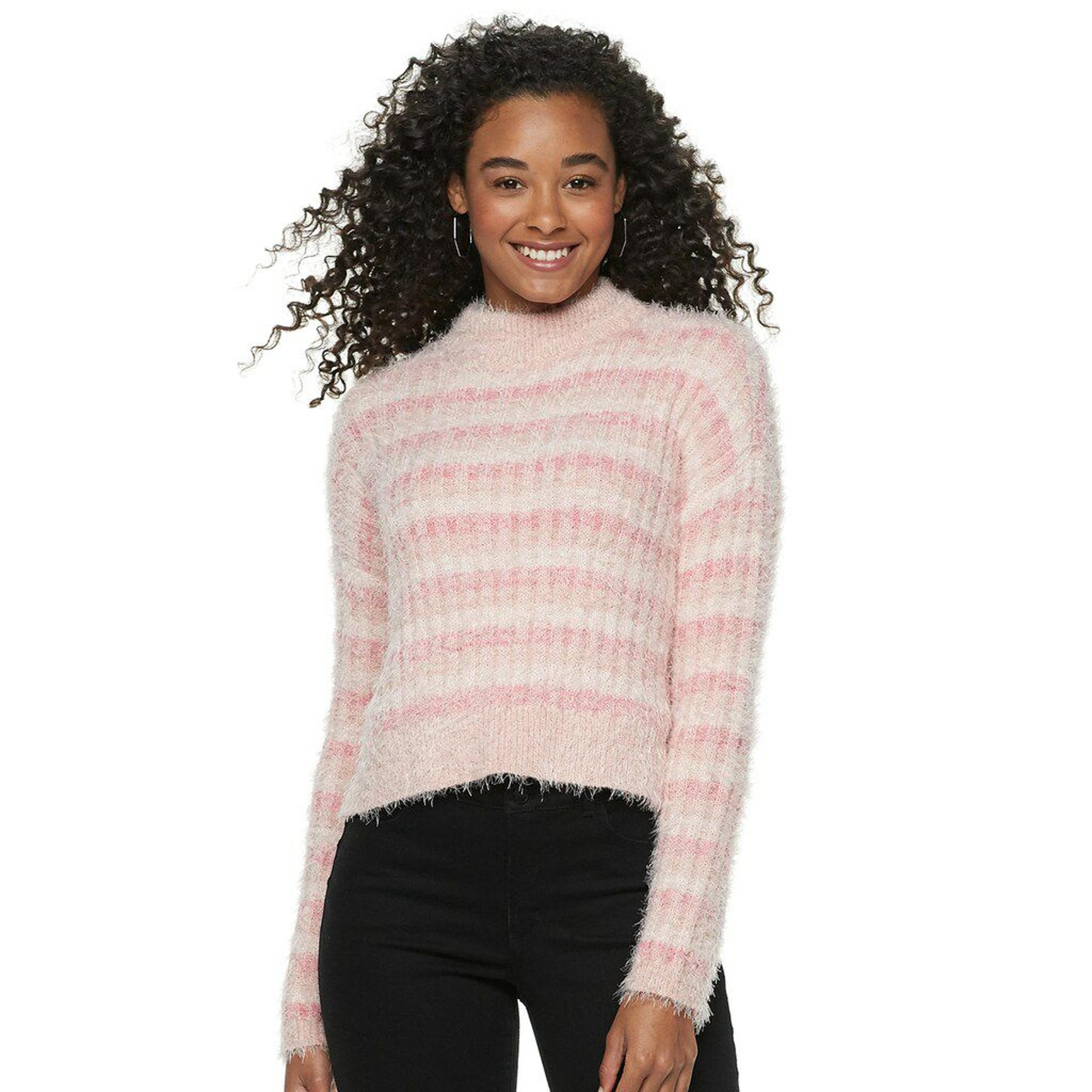 Pink Fluffy Sweater