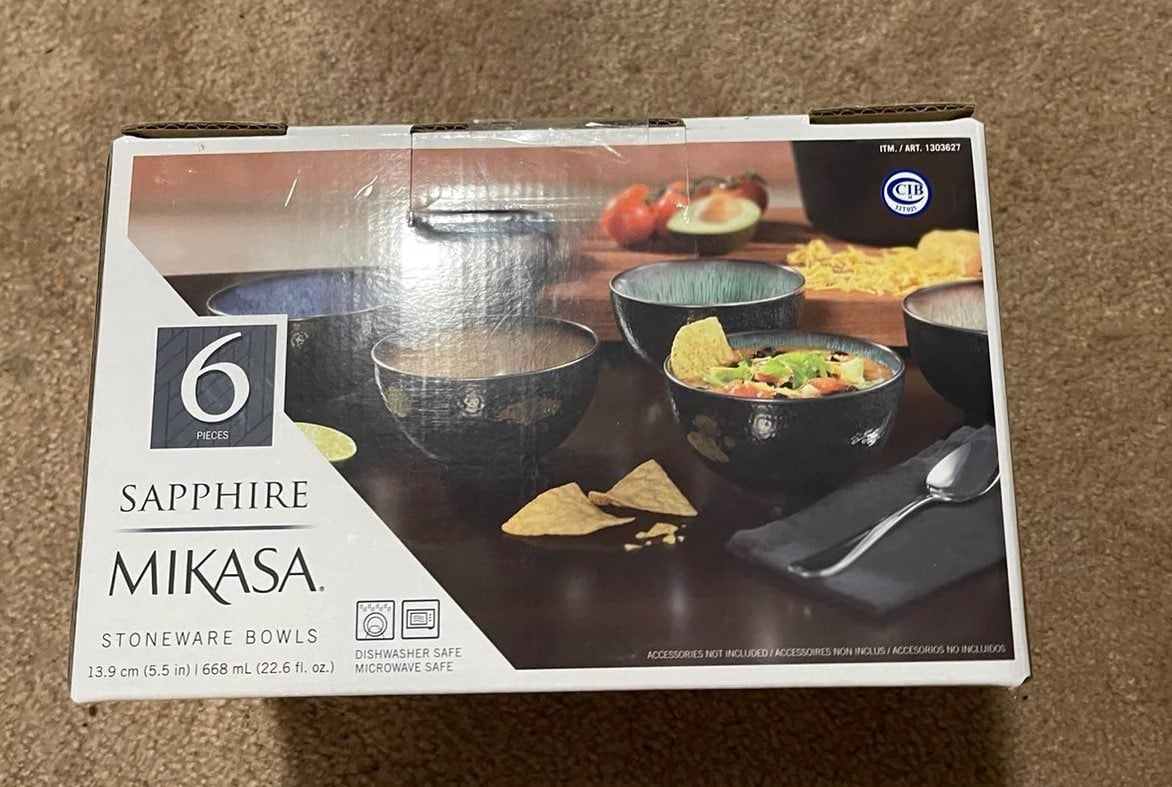 Brand New Mikasa 6 pack Stoneware bowls
