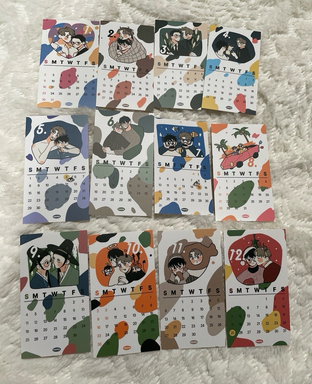 Runway hit calendar