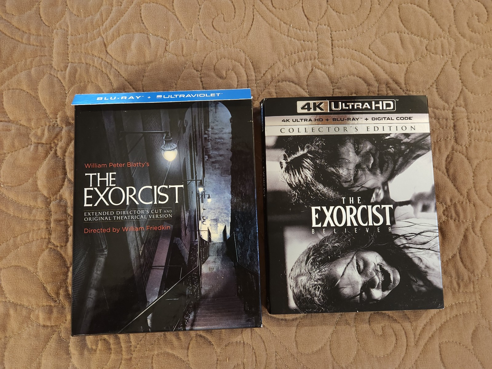 The Exorcist two Movie Blu Ray Set set Exorcist (1974) & Exorcist Believer 2023