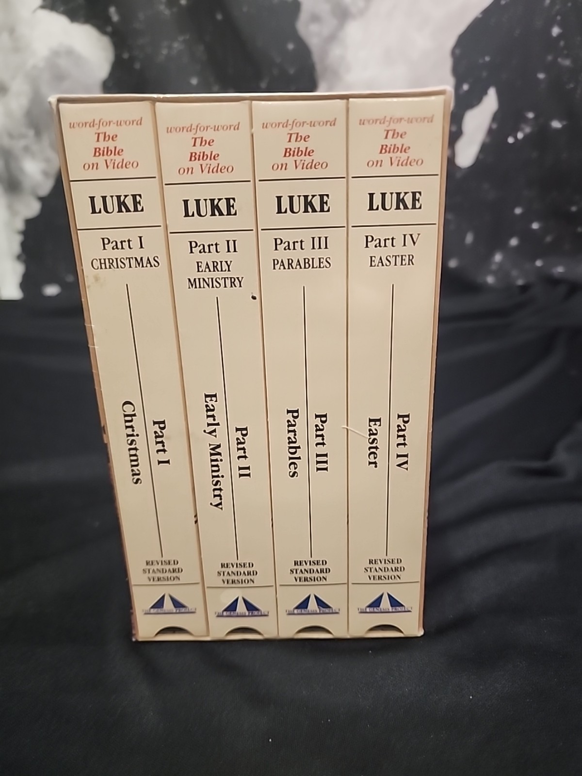 The Bible On Video Word for Word The Gospel of Luke New 4 VHS Tapes New In Box
