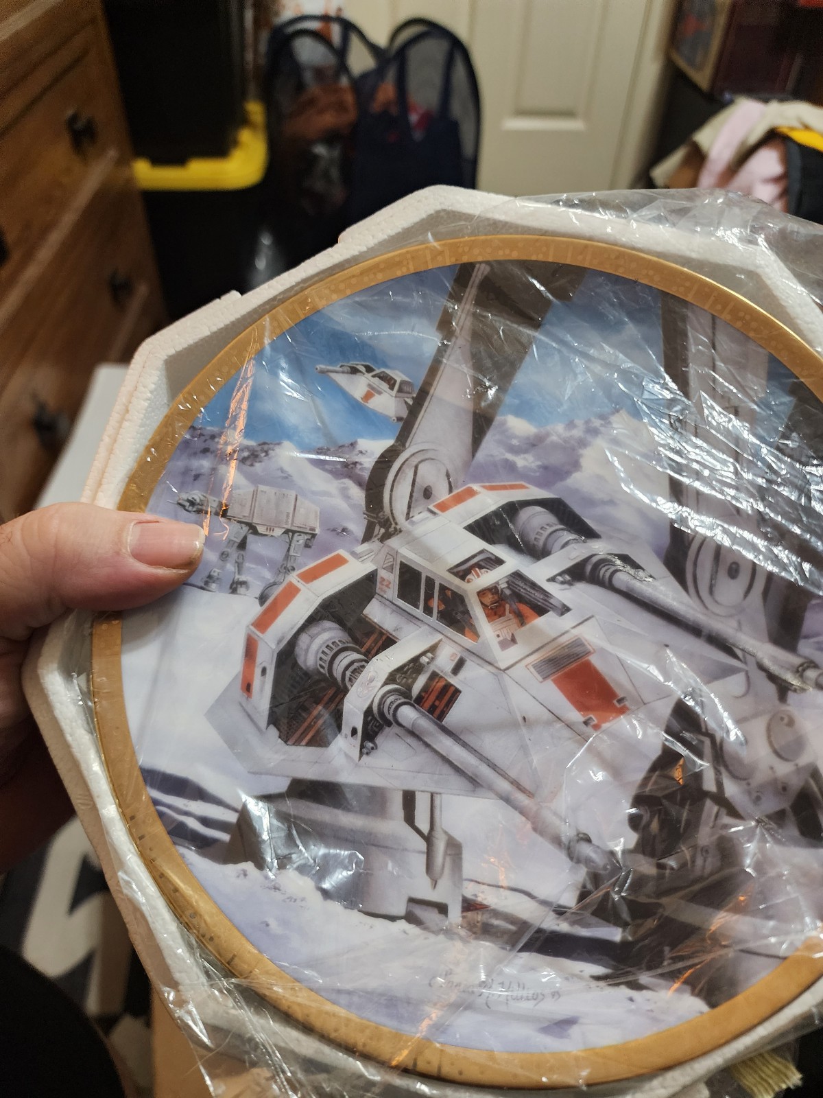 Star war collectible plates