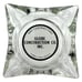 Vintage 1960-70s Glass Ashtray Advertising Globe Construction Co Hobbs NM Clear