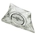 Vintage 1960-70s Glass Ashtray Advertising Globe Construction Co Hobbs NM Clear