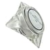 Vintage 1960-70s Glass Ashtray Advertising Globe Construction Co Hobbs NM Clear