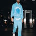 NEW (XL) Sp5der Sky Blue 2pc Sweatsuit-HOODIE+SWEATPANTS **TRENDING**