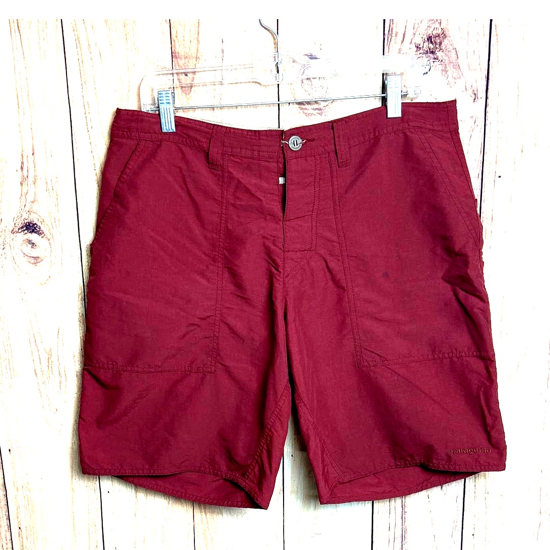 *Patagonia Brick Red Shorts Men’s Size 34